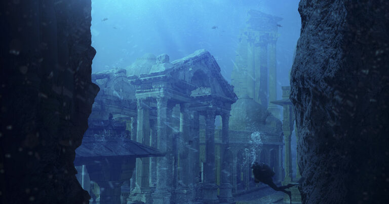 Lost City Emerges from the Depths: Scientists Explore Atlantis-Like Ruins in Lake - Featured image