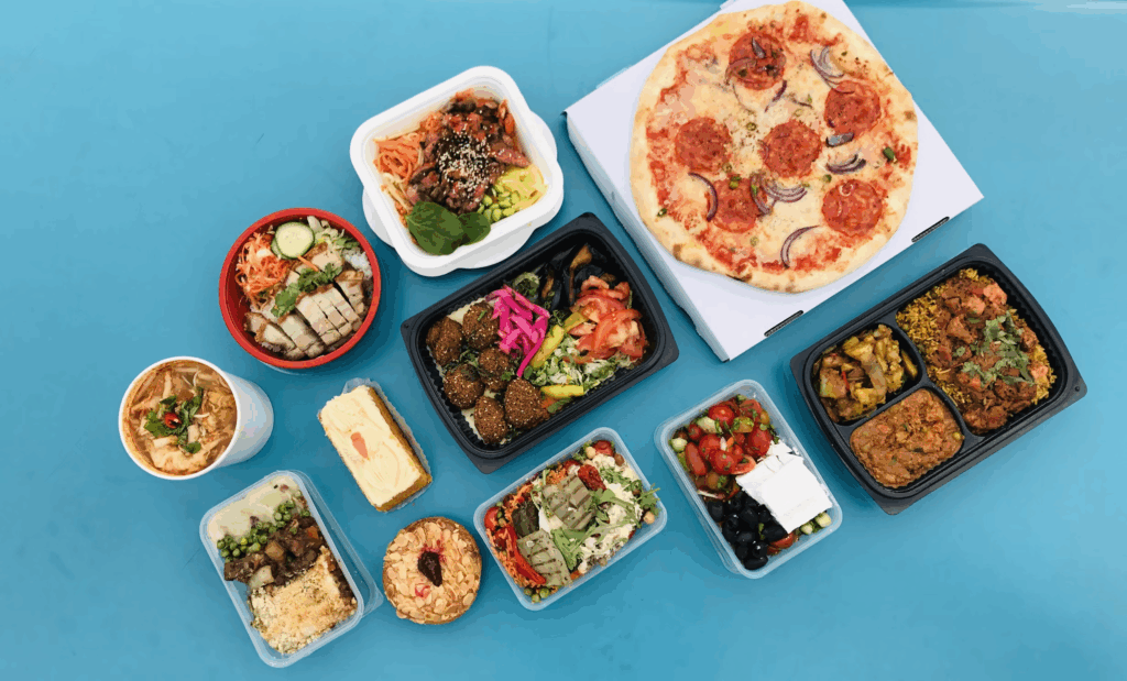 Colourful food
