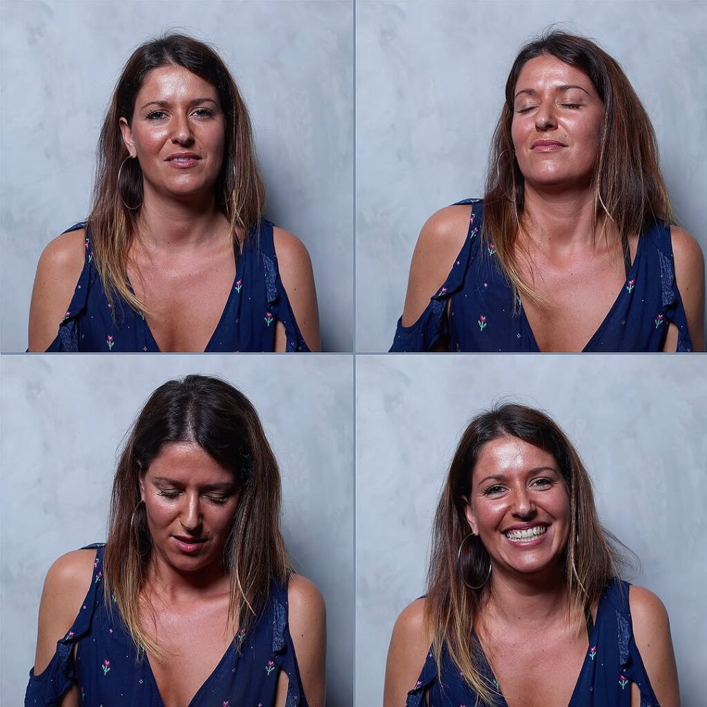 Subject in The O Project, a woman showing Orgasm effects on women