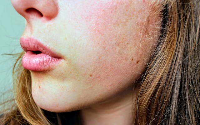 a woman's face
