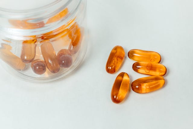 yellow capsules