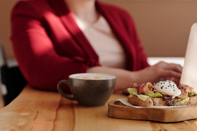 breakfast and coffee