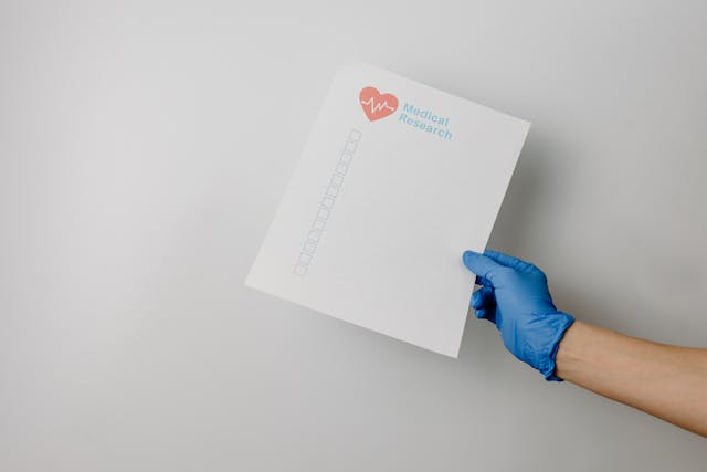 medical research sheet