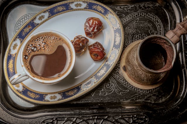 dates and coffee