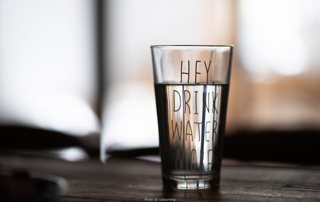 glass of water