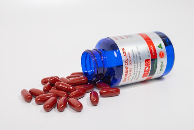 bottle of collagen