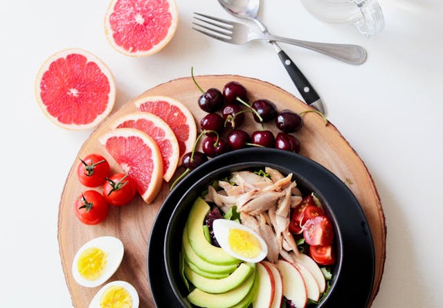 a healthy plate of food