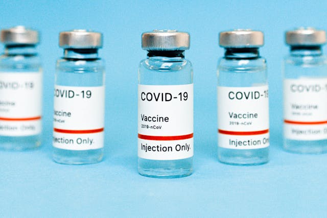 vials of covid vaccine