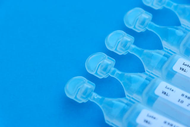 Plastic vials