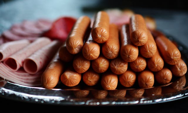 sausages and meat