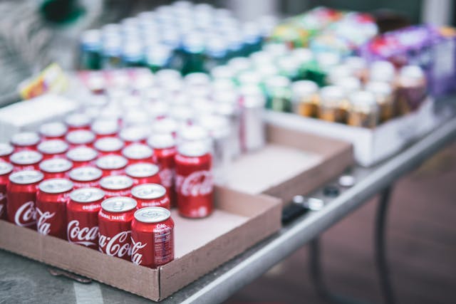 soda cans