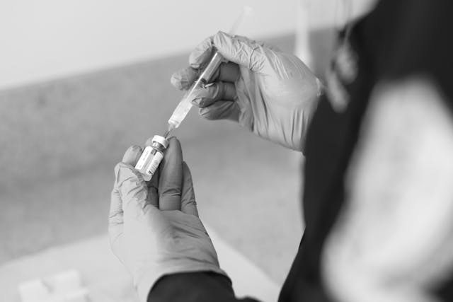 doctor with a syringe