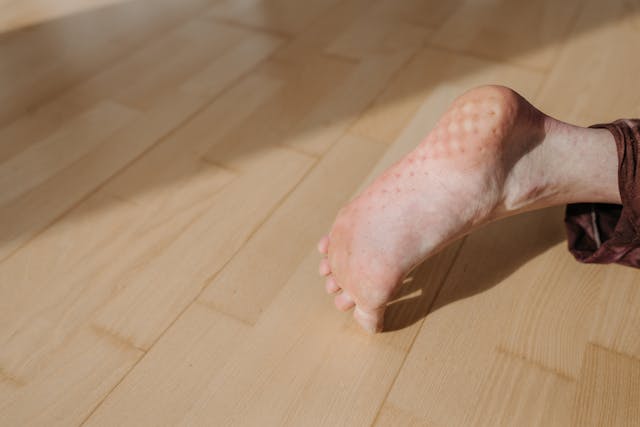 man lying on floor