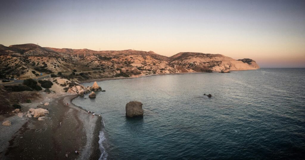 Sea Coast at Dusk
