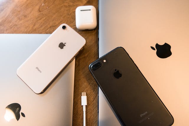 iphones and tablets