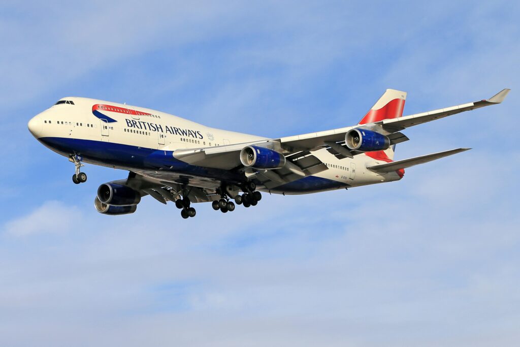 Passenger Plane in Mid Air