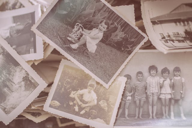 black and white photos