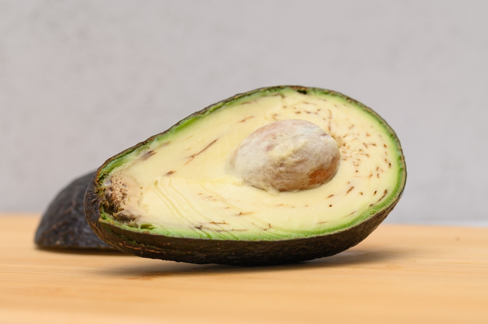 Avocado, spoiled, unfit for consumption,