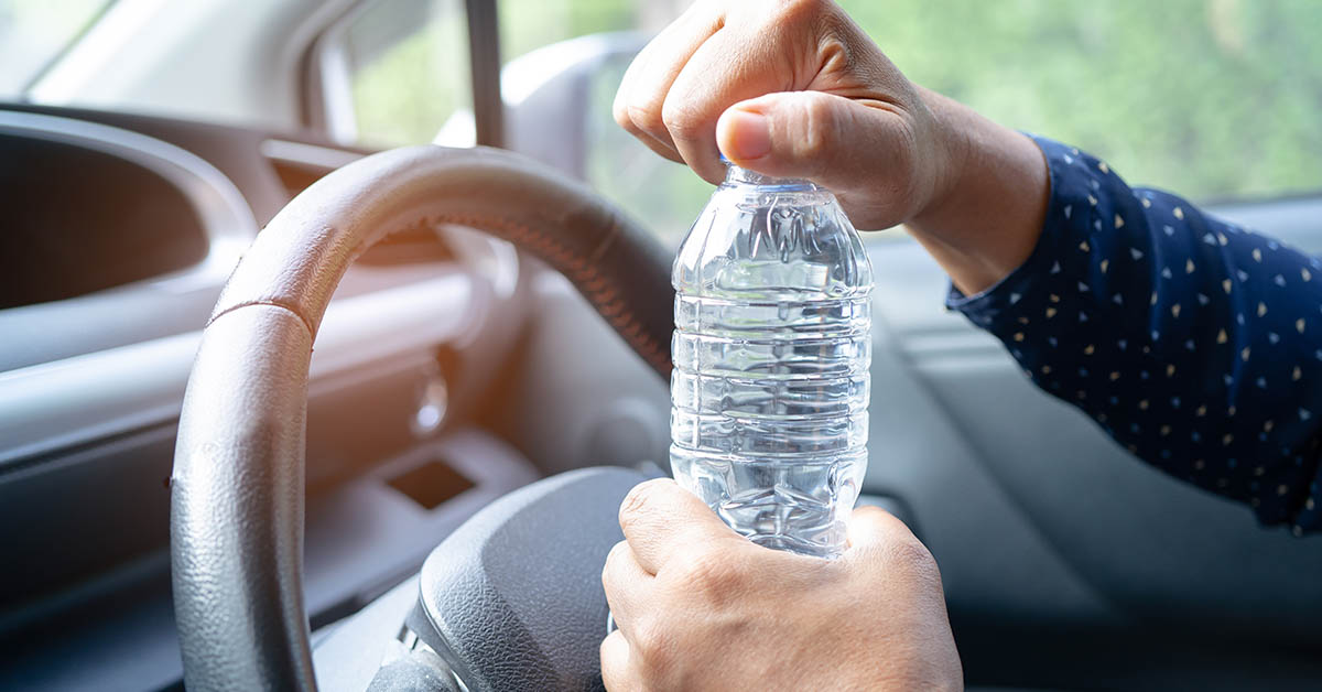 Firefighters Warn Public Of Dangers Of Leaving Water Bottles In Cars