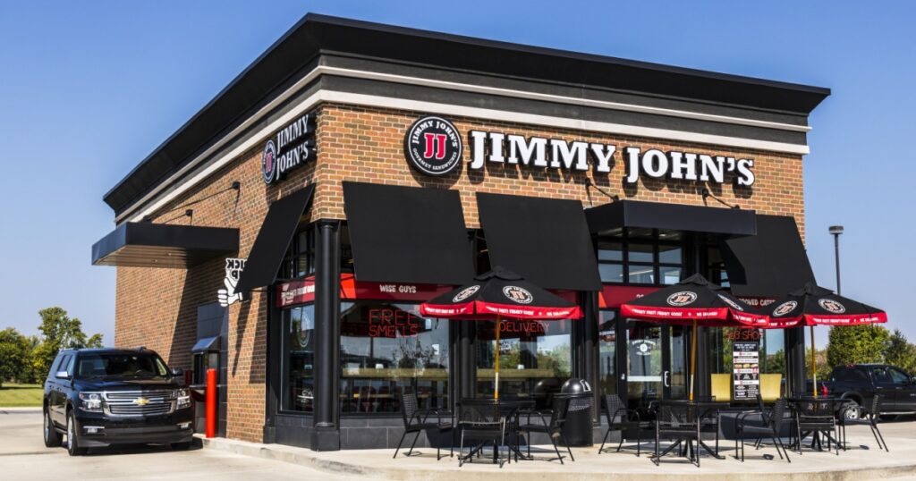 Lafayette - Circa September 2017: Jimmy John's Gourmet Sandwich Restaurant. Jimmy John's is known for their fast delivery 
