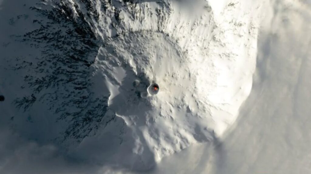 Mount Erebus aerial view. Image Credit: European Union, Copernicus Sentinel-2 imagery