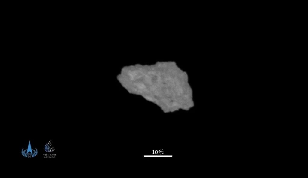 China’s Tianwen-2 Mission Captures Images of Near-Earth Asteroid Kamoʻoalewa. Image Credit: CNSA