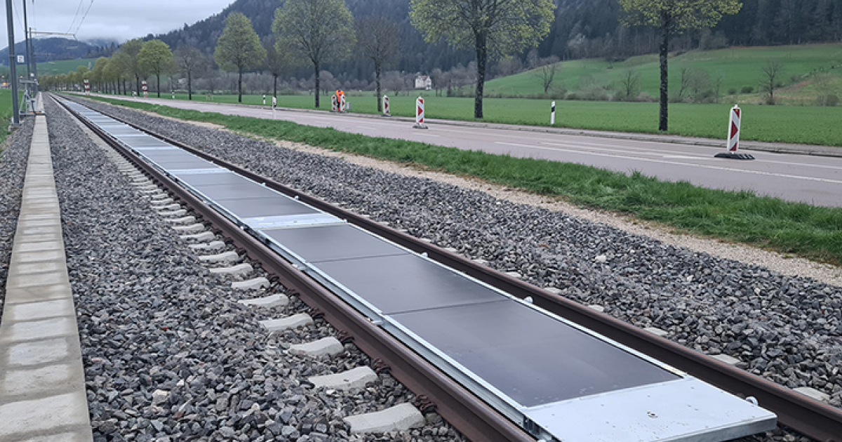 Swiss Start-Up Is Running Trains Over Solar Panels — And It’s Actually Working